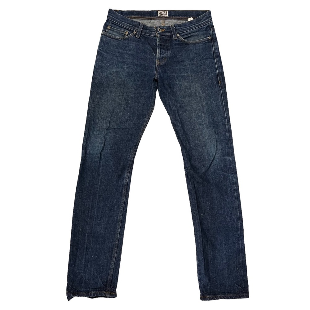 Naked & Famous Denim Weird Guy Dirty Fade Selvedge Regular Tapered Fit Size 31